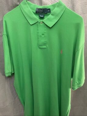 Polo by Ralph Lauren Lime Green Short-Sleeve Polo Shirt